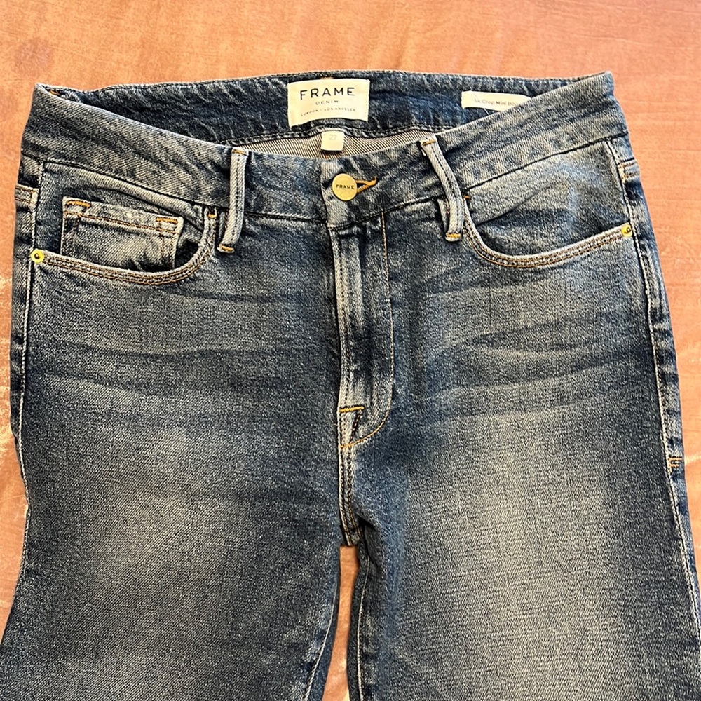 Frame jeans le crop mini boot